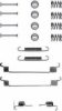 HELLA 8DZ 355 200-101 Accessory Kit, brake shoes